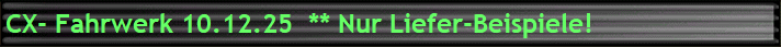 CX- Fahrwerk 10.12.25  ** Nur Liefer-Beispiele!